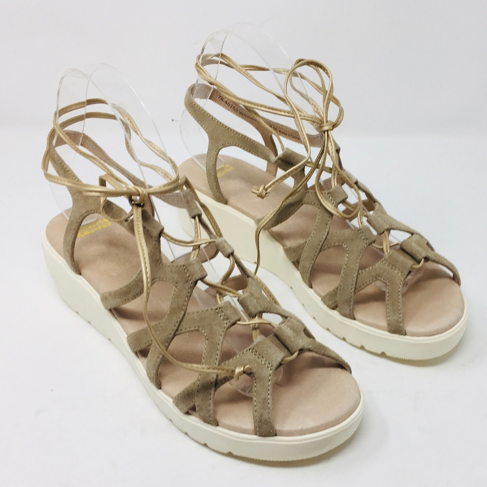Johnston & Murphy Chasity Platform Sandals 9